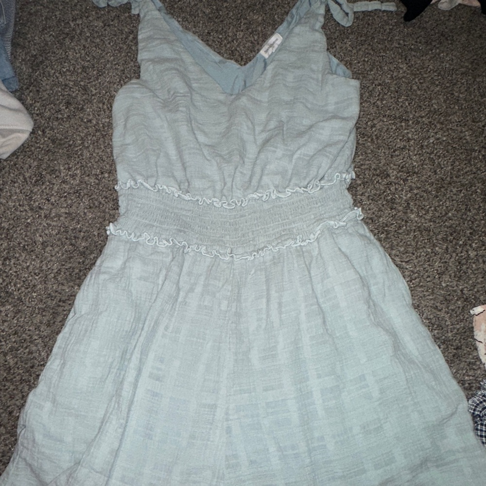 Light blue boutique romper